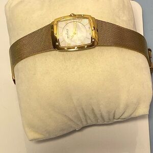 Skagen Gold-Tone Mesh Women's Watch